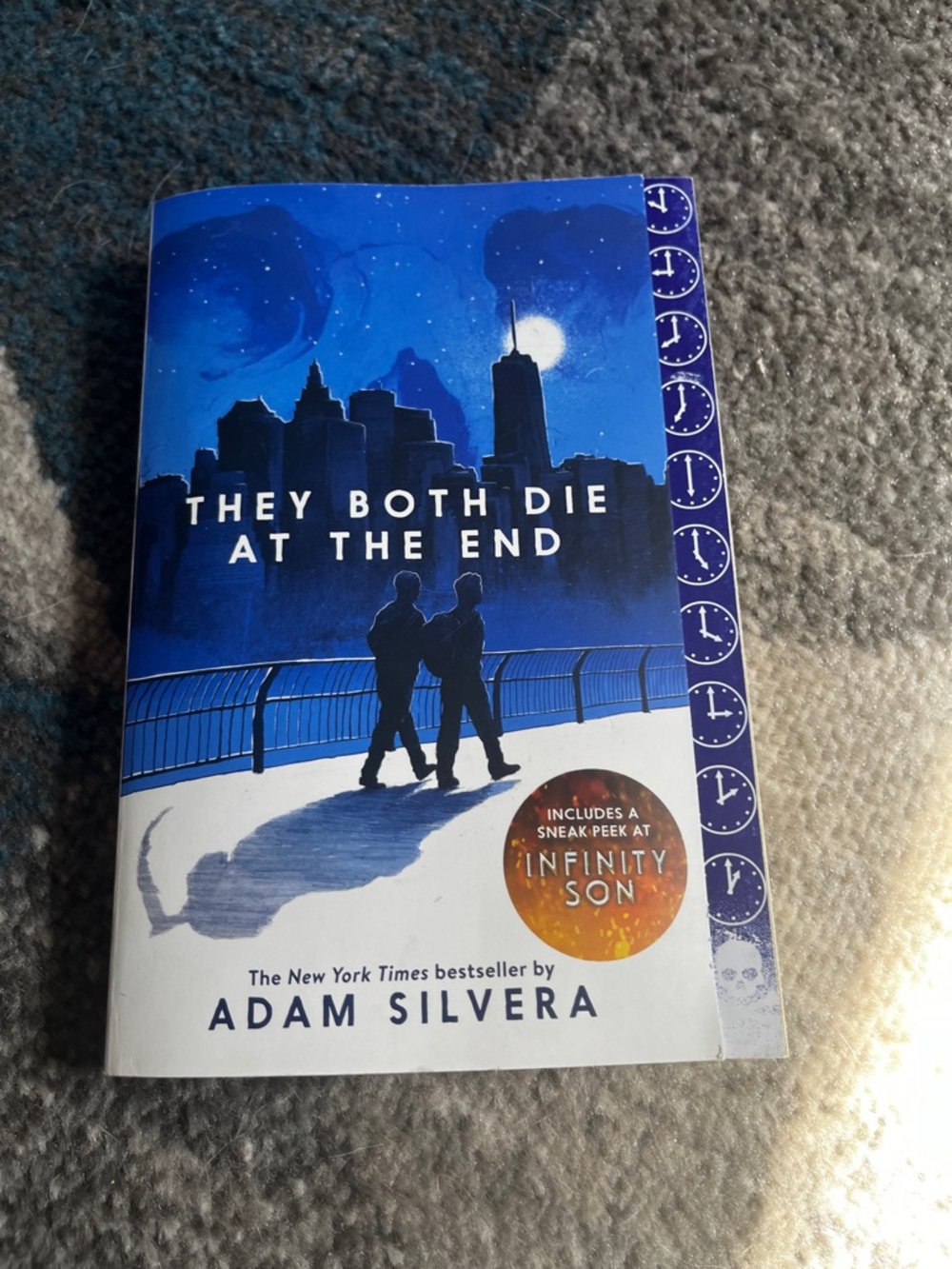 They Both Die at the End Paperback Book - White